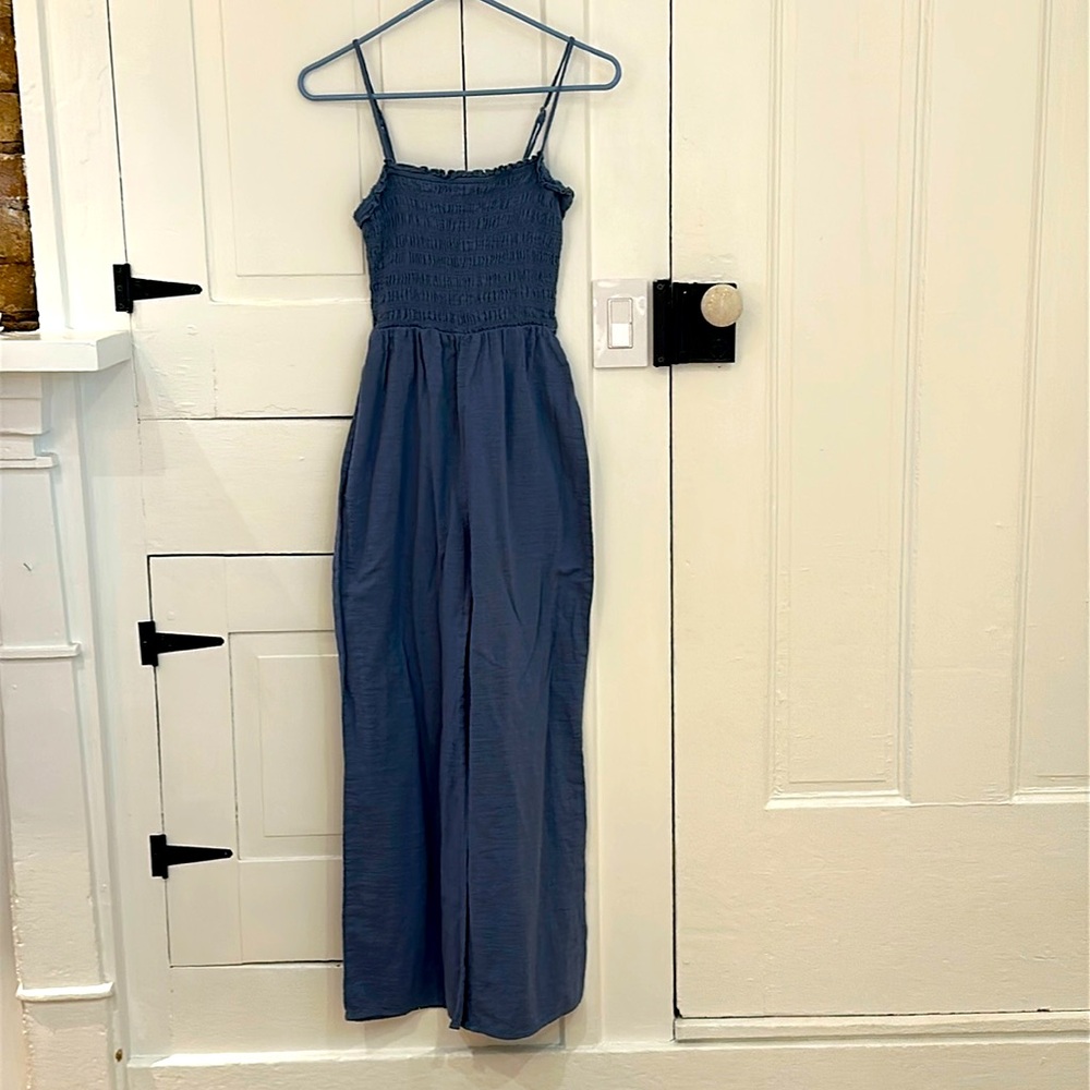 Women’s Altar’d State jumpsuit. Dusty blue in color. NWOT. Size L.